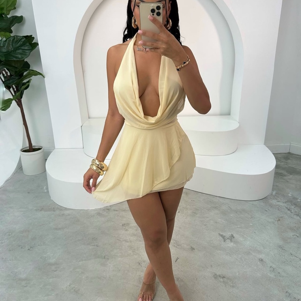 Elegant Cream Dress